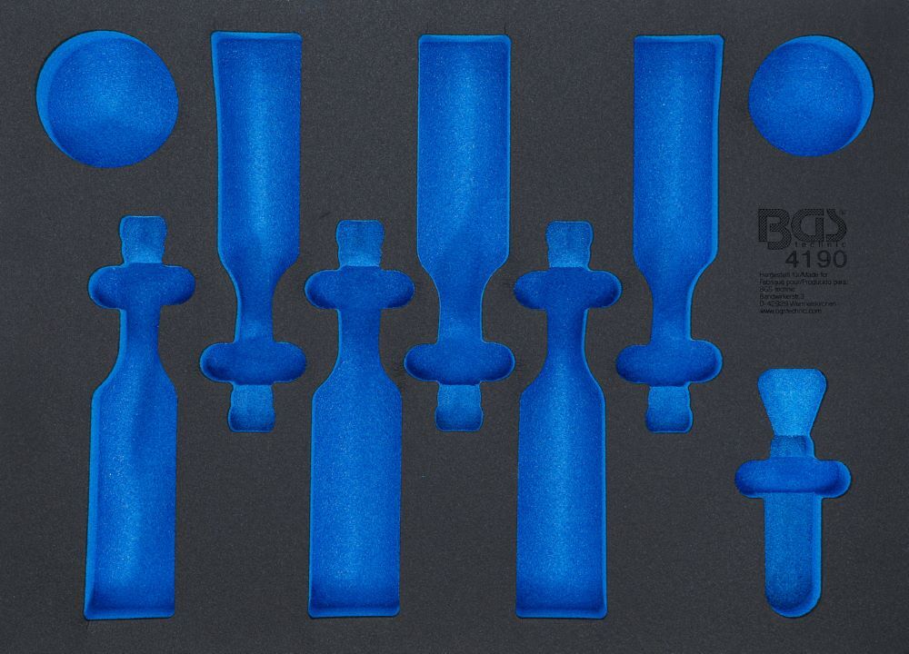 Produktbild BGS Werkstattwageneinlage 3/3 leer für Bier, Chips, Erdnüsse und Flaschenöffner