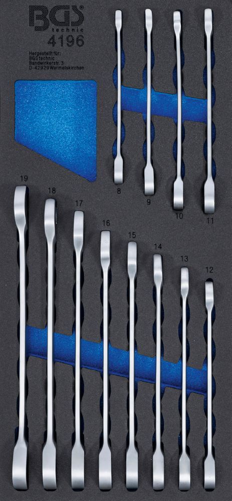Produktbild BGS Ratschenring Maulschlüssel Satz 8 - 19 mm 12 teilig 1/3