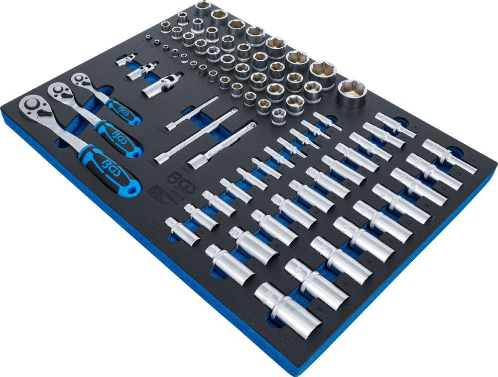 Produktbild Werkstattwageneinlage 3/3 Steckschlüssel Satz 80 teilig bild 2