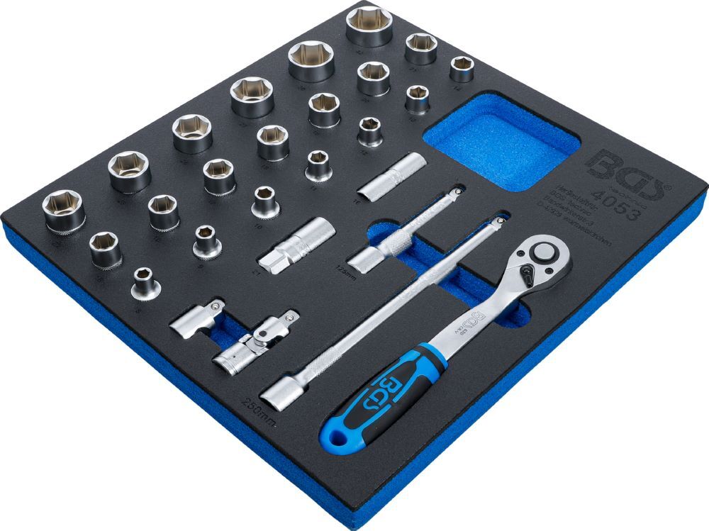 Produktbild Werkstattwageneinlage 2/3 Steckschlüssel-Satz 1/2 Zoll 27 teilig bild 2