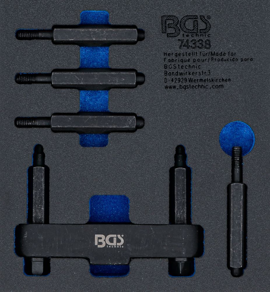 BGS Werkstattwageneinlage 1/6 Stirnlochmuttern-Schlüssel für Lkw-Hinterachsen Produktbild BGS Werkstattwageneinlage 1/6 Stirnlochmuttern-Schlüssel für Lkw-Hinterachsen