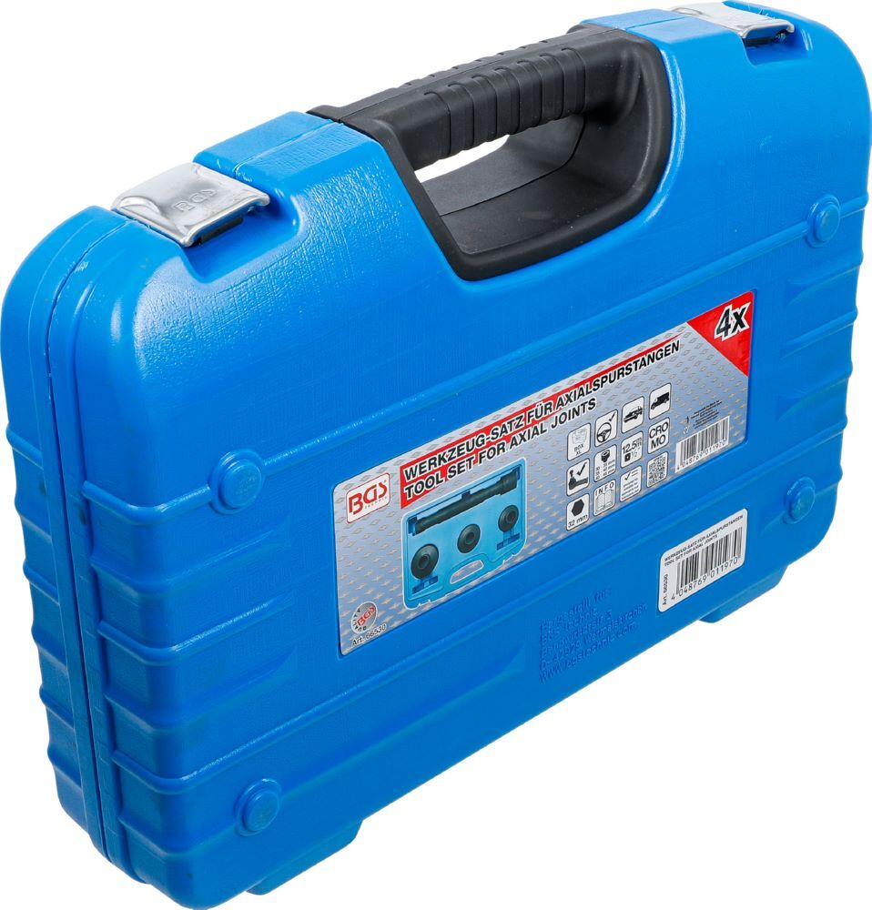 BGS Werkzeug Satz für Axialspurstangen 4 teilig BGS Werkzeug Satz für Axialspurstangen 4 teilig