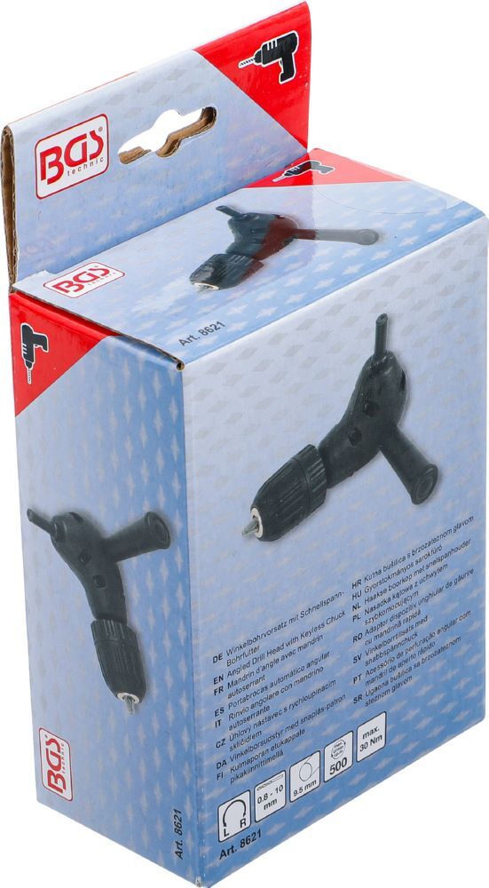 Produktbild Winkelbohrvorsatz mit Schnellspann Bohrfutter für Durchmesser 0,8 - 10 mm bild 4