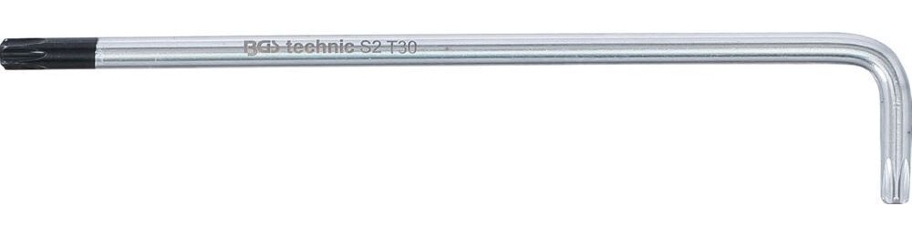 BGS Winkelschlüssel T30 extra lang T-Profil mit/ohne Bohrung