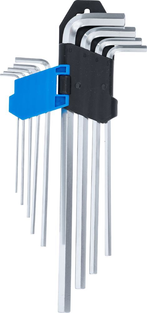 BGS Winkelschlüssel Satz 1,5 - 10 mm extra lang Innensechskant 9 teilig Produktbild BGS Winkelschlüssel Satz 1,5 - 10 mm extra lang Innensechskant 9 teilig bild 3