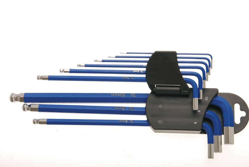 BGS Winkelschlüssel Satz 1,5-10 mm 9 teilig extra lang Innensechskant Produktbild BGS Winkelschlüssel Satz 1,5-10 mm 9 teilig extra lang Innensechskant bild 5