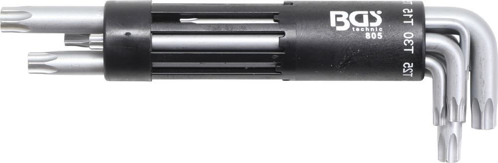 BGS Winkelschlüssel Satz T10 - T50 8 teilig extra Lang Produktbild BGS Winkelschlüssel Satz T10 - T50 8 teilig extra Lang