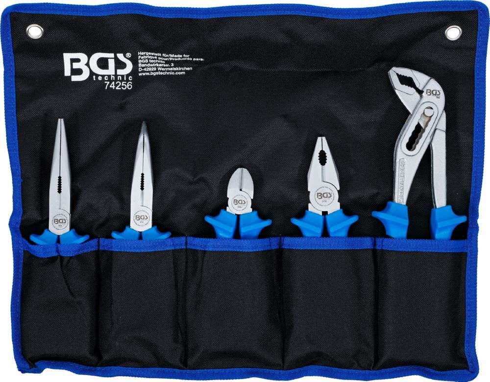 BGS Zangen Satz 5 teilig Blau Produktbild BGS Zangen Satz 5 teilig Blau bild 7