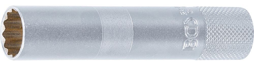 BGS Zündkerzen Einsatz Magnet Zwölfkant lang Antrieb Innenvierkant 10 mm 14 mm Produktbild BGS Zündkerzen Einsatz Magnet Zwölfkant lang Antrieb Innenvierkant 10 mm 14 mm