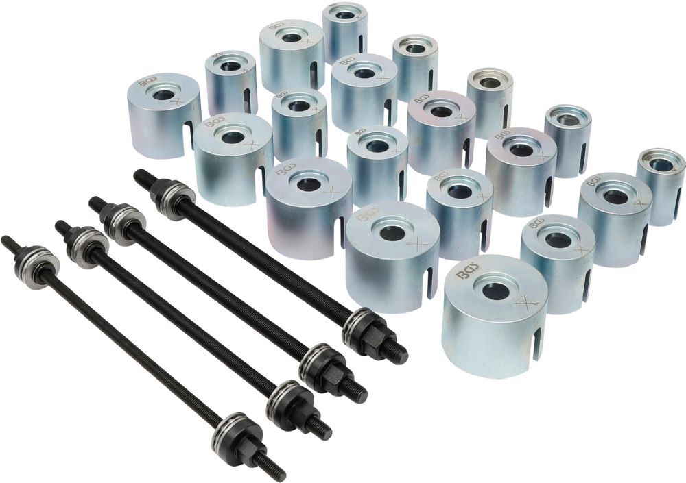 BGS Zug und Druckhülsen Satz mit 4 Spindeln 24 teilig Produktbild BGS Zug und Druckhülsen Satz mit 4 Spindeln 24 teilig bild 2