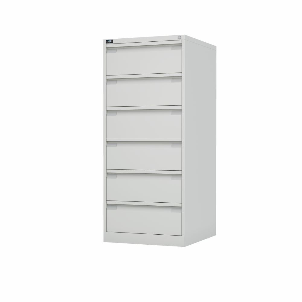 Bisley Eco Eco Karteischrank doppelbahnig DIN A5 6 Schubladen Farbe reinweiß Produktbild Bisley Eco Eco Karteischrank doppelbahnig DIN A5 6 Schubladen Farbe reinweiß bild 4