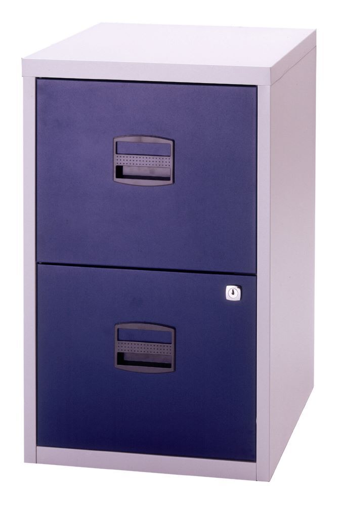 Bisley Home Hängeregistraturschrank PFA 2 Schubladen lichtgrau oxfordblau Bisley Home Hängeregistraturschrank PFA 2 Schubladen lichtgrau oxfordblau