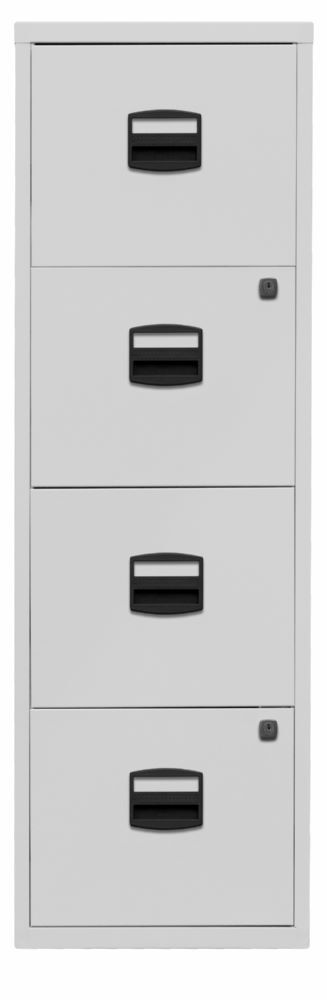 Bisley Home Hängeregistraturschrank 4 Schubladen 1321 x 413 mm lichtgrau Bisley Home Hängeregistraturschrank 4 Schubladen 1321 x 413 mm lichtgrau