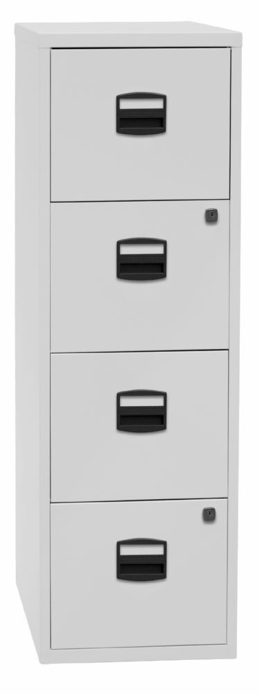 Bisley Home Hängeregistraturschrank 4 Schubladen 1321 x 413 mm lichtgrau Bisley Home Hängeregistraturschrank 4 Schubladen 1321 x 413 mm lichtgrau