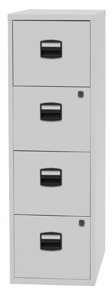 Bisley Home Hängeregistraturschrank 4 Schubladen 1321 x 413 mm lichtgrau Bisley Home Hängeregistraturschrank 4 Schubladen 1321 x 413 mm lichtgrau
