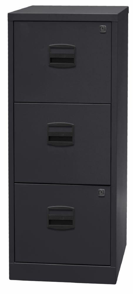 Bisley Home Hängeregistraturschrank PFA 3 Schubladen H 1015 mm schwarz Produktbild Bisley Home Hängeregistraturschrank PFA 3 Schubladen H 1015 mm schwarz bild 3