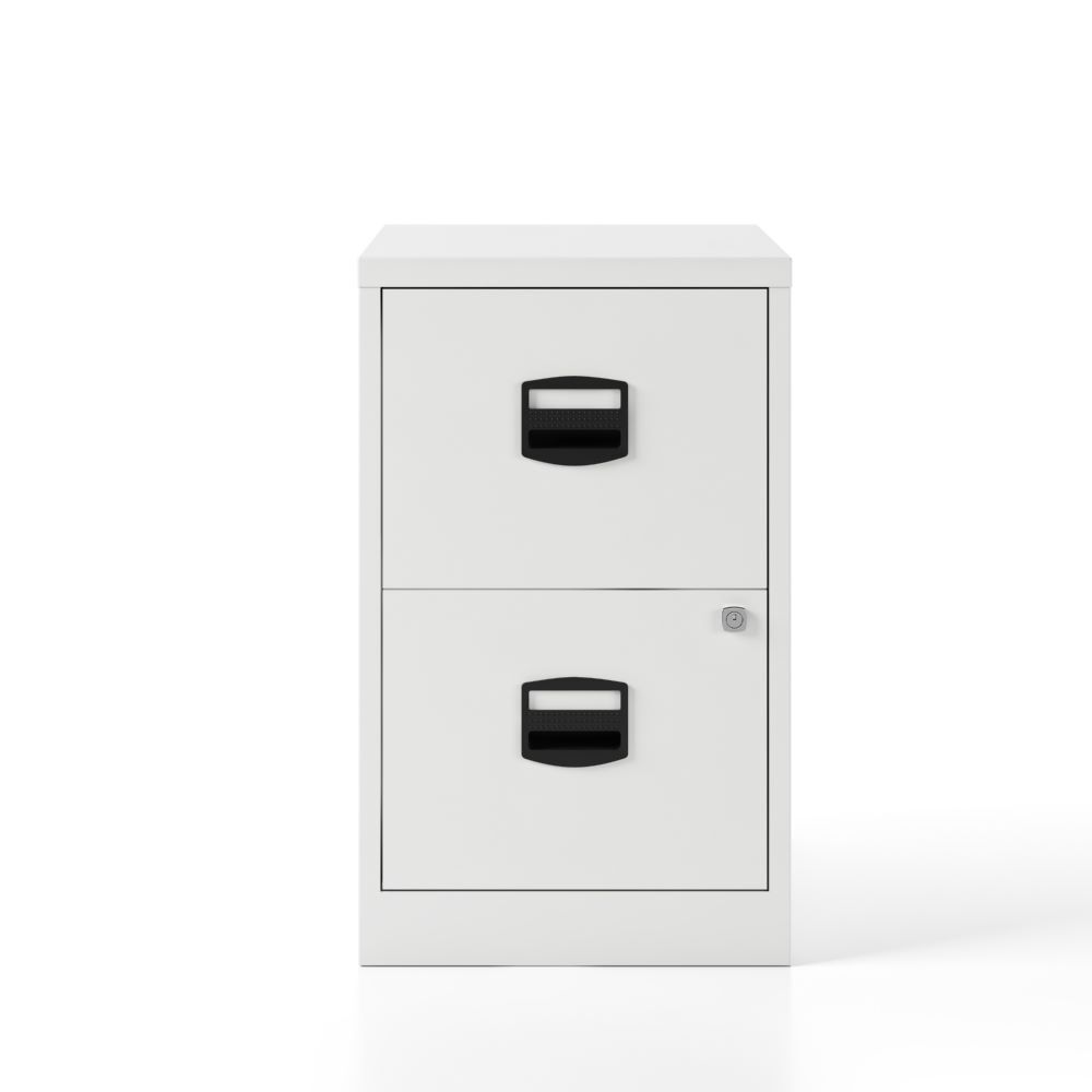 Bisley Home Hängeregistraturschrank PFA 2 Schubladen 672 x 413 x 400 mm verkehrsweiß Produktbild Bisley Home Hängeregistraturschrank PFA 2 Schubladen 672 x 413 x 400 mm verkehrsweiß