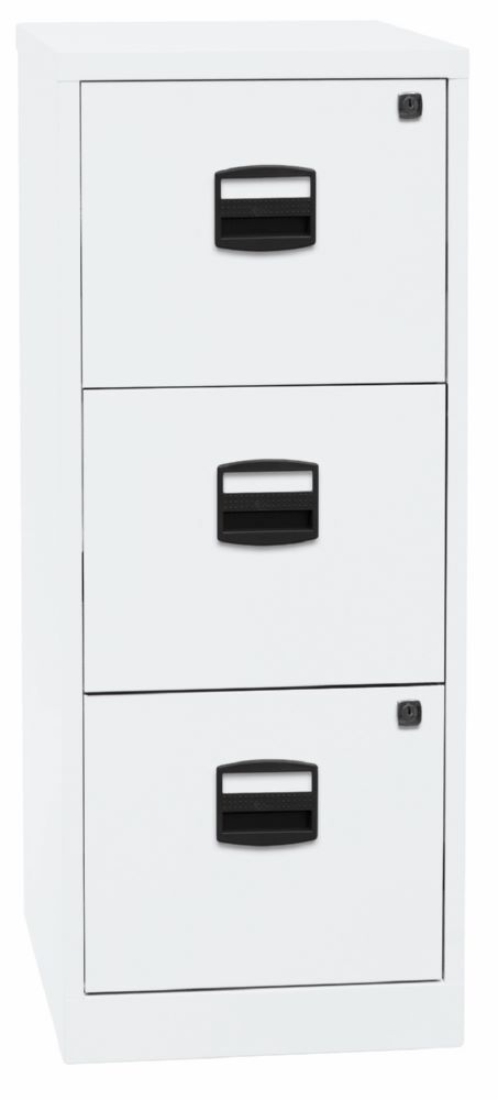 Bisley Home Hängeregistraturschrank 3 Schubladen H 1015 mm verkehrsweiß Produktbild Bisley Home Hängeregistraturschrank 3 Schubladen H 1015 mm verkehrsweiß bild 2