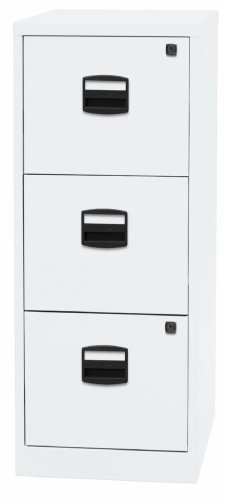 Bisley Home Hängeregistraturschrank 3 Schubladen H 1015 mm verkehrsweiß Produktbild Bisley Home Hängeregistraturschrank 3 Schubladen H 1015 mm verkehrsweiß bild 3