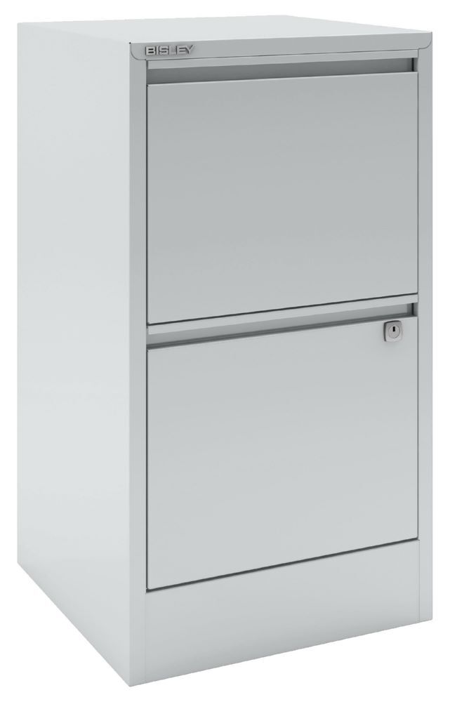 Bisley Home Aktenschrank Home Filer2 Schubladen 672 x 413 mm lichtgrau Produktbild Bisley Home Aktenschrank Home Filer2 Schubladen 672 x 413 mm lichtgrau bild 2