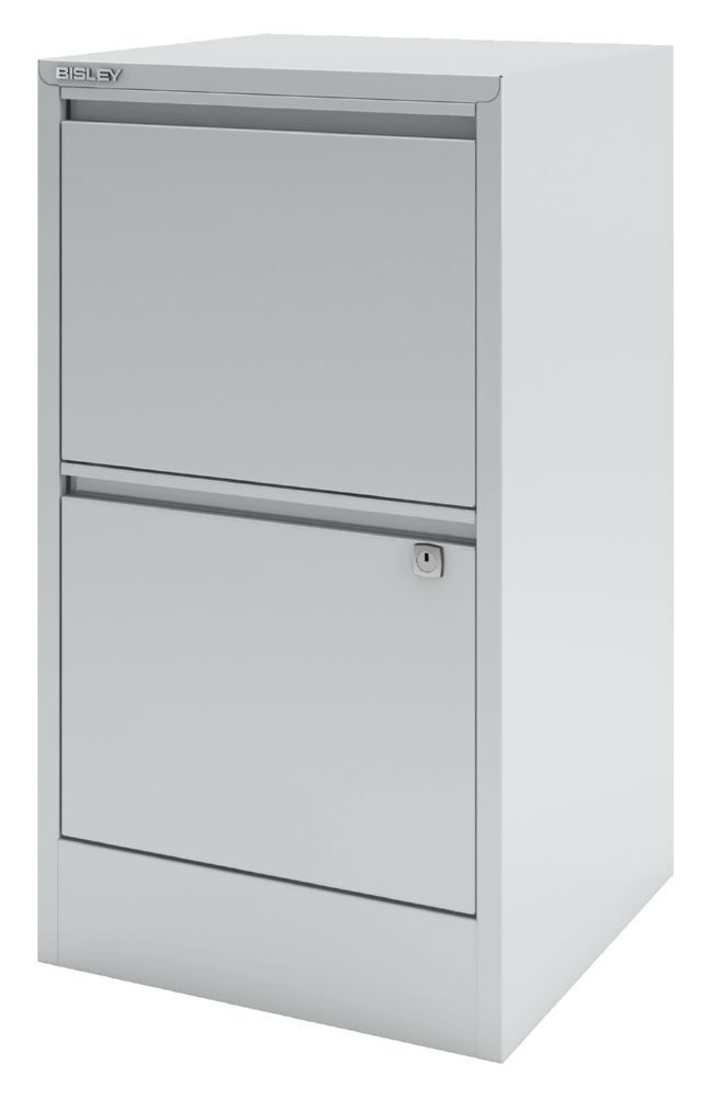 Bisley Home Aktenschrank Home Filer2 Schubladen 672 x 413 mm lichtgrau Produktbild Bisley Home Aktenschrank Home Filer2 Schubladen 672 x 413 mm lichtgrau bild 3