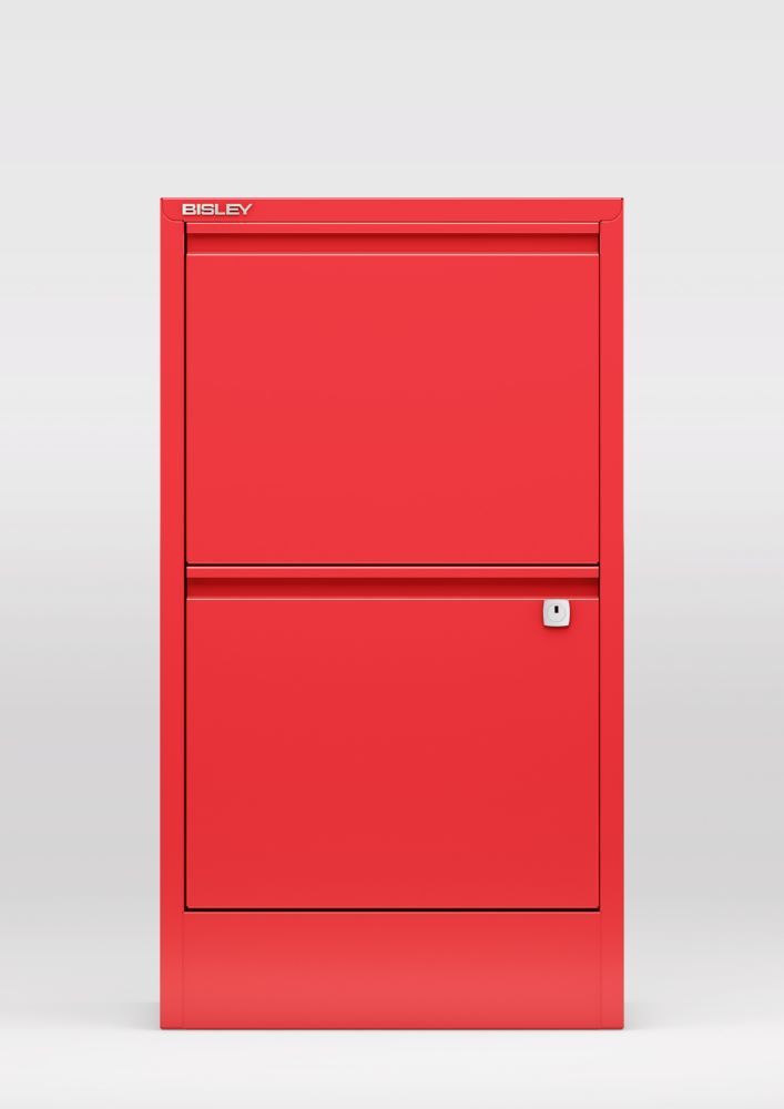 Bisley Home Aktenschrank Home Filer 2 Schubladen 672 x 413 mm kardinalrot Produktbild Bisley Home Aktenschrank Home Filer 2 Schubladen 672 x 413 mm kardinalrot