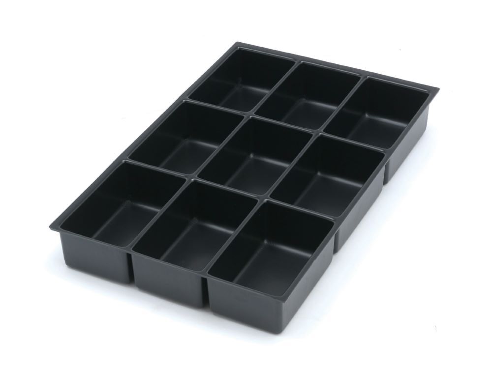 Bisley Home MultiDrawer Schubladeneinsatz A4 mit 9 Fächer H 51 mm Bisley Home MultiDrawer Schubladeneinsatz A4 mit 9 Fächer H 51 mm