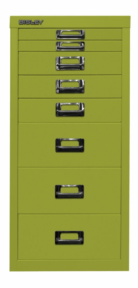 Bisley Home 8 fach Schubladenschrank 29er Serie H 590 mm grün Produktbild Bisley Home 8 fach Schubladenschrank 29er Serie H 590 mm grün