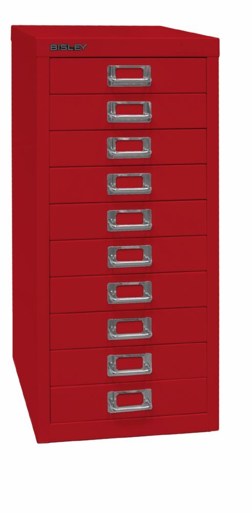 Bisley Home Schubladenschrank 29er Serie 10 Schubladen H 590 mm kardinalrot Produktbild Bisley Home Schubladenschrank 29er Serie 10 Schubladen H 590 mm kardinalrot bild 3