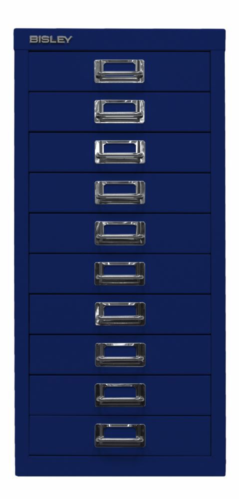 Bisley Home Schubladenschrank 29er Serie mit 10 Schubladen H 590 mm oxfordblau Produktbild Bisley Home Schubladenschrank 29er Serie mit 10 Schubladen H 590 mm oxfordblau