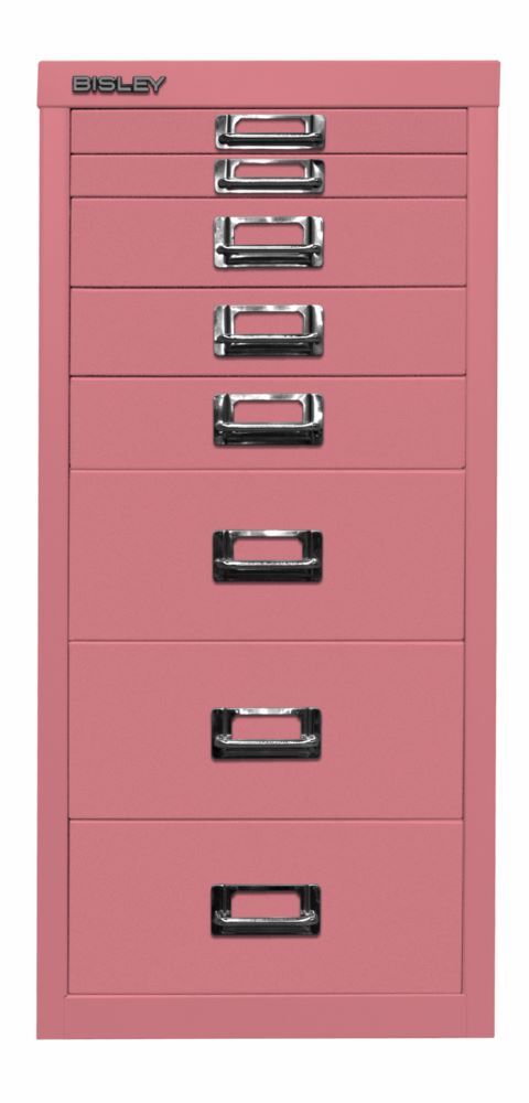 Bisley Home 8 fach Schubladenschrank 29e Bisley Home 8 fach Schubladenschrank 29er Serie 279 x 380 x 590 mm pink