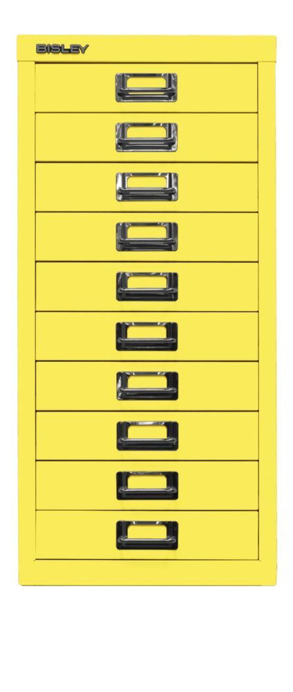 Bisley Home Schubladenschrank 29er Serie mit 10 Schubladen H 590 mm zinkgelb Produktbild Bisley Home Schubladenschrank 29er Serie mit 10 Schubladen H 590 mm zinkgelb