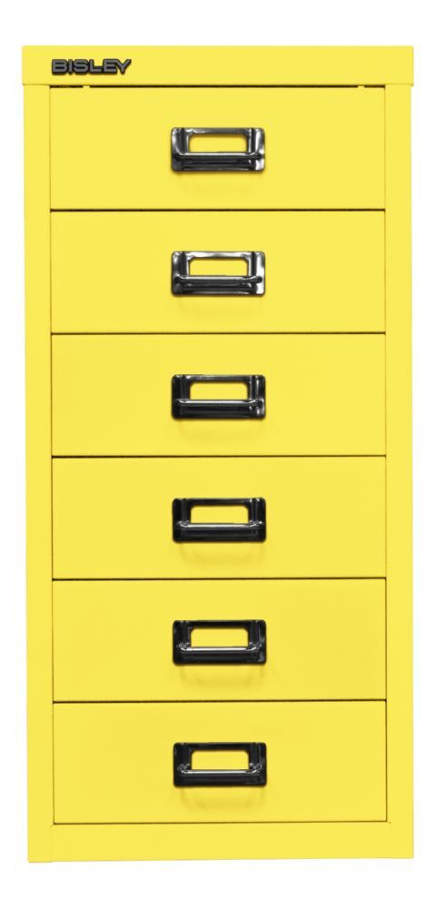 Bisley Home Schubladenschrank 29er Serie 6 Schubladen H 590 mm zinkgelb Produktbild Bisley Home Schubladenschrank 29er Serie 6 Schubladen H 590 mm zinkgelb