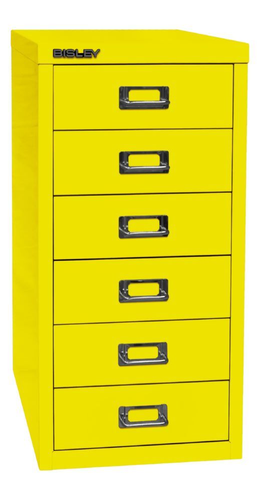 Bisley Home Schubladenschrank 29er Serie 6 Schubladen H 590 mm zinkgelb Produktbild Bisley Home Schubladenschrank 29er Serie 6 Schubladen H 590 mm zinkgelb bild 2