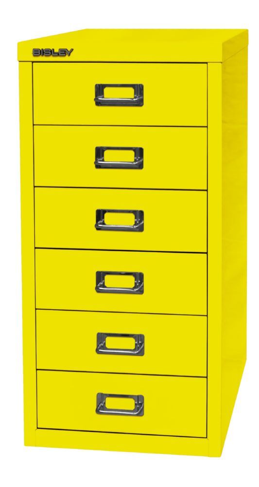 Bisley Home Schubladenschrank 29er Serie 6 Schubladen H 590 mm zinkgelb Produktbild Bisley Home Schubladenschrank 29er Serie 6 Schubladen H 590 mm zinkgelb bild 3