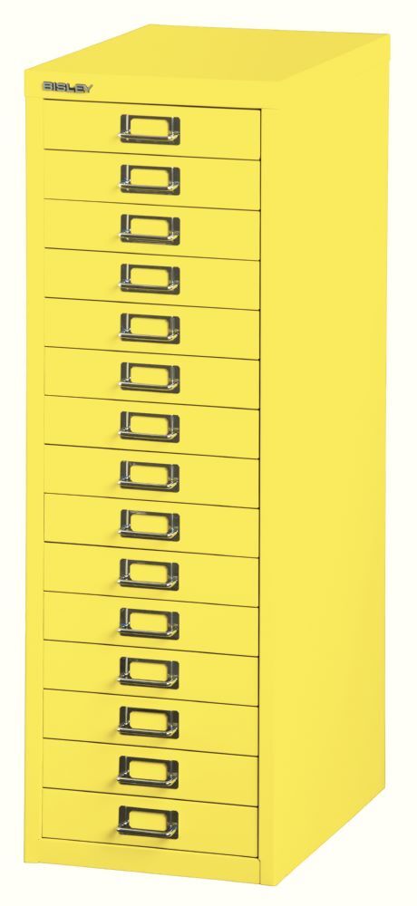 Bisley Home Schubladenschrank 39er Serie 15 Schubladen H 860 mm zinkgelb Bisley Home Schubladenschrank 39er Serie 15 Schubladen H 860 mm zinkgelb