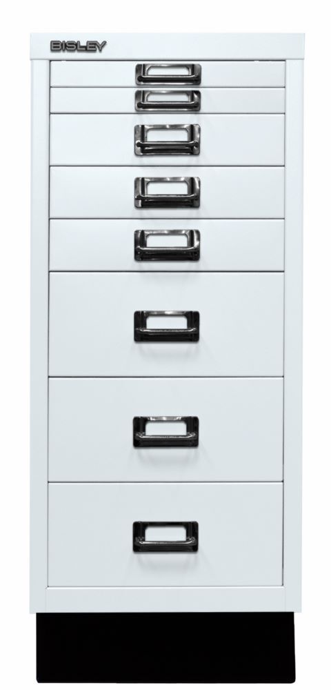 Bisley Home 8 fach Schubladenschrank 29er Serie mit Sockel 279 x 670 mm lichtgrau Produktbild Bisley Home 8 fach Schubladenschrank 29er Serie mit Sockel 279 x 670 mm lichtgrau