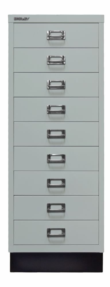 Bisley Home 9 fach Schubladenschrank 39er Serie mit Sockel H 940 mm lichtgrau Bisley Home 9 fach Schubladenschrank 39er Serie mit Sockel H 940 mm lichtgrau