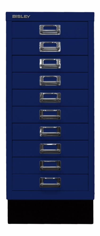 Bisley Home Schubladenschrank 29er Serie mit Sockel 10 Schubladen oxfordblau Produktbild Bisley Home Schubladenschrank 29er Serie mit Sockel 10 Schubladen oxfordblau