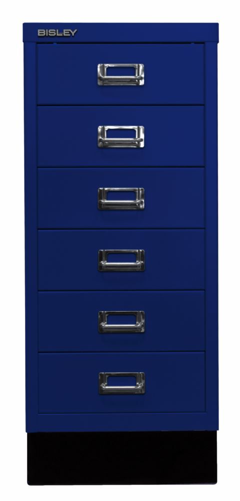 Bisley Home Schubladenschrank 29er Serie mit Sockel 279 x 670 mm oxfordblau Produktbild Bisley Home Schubladenschrank 29er Serie mit Sockel 279 x 670 mm oxfordblau