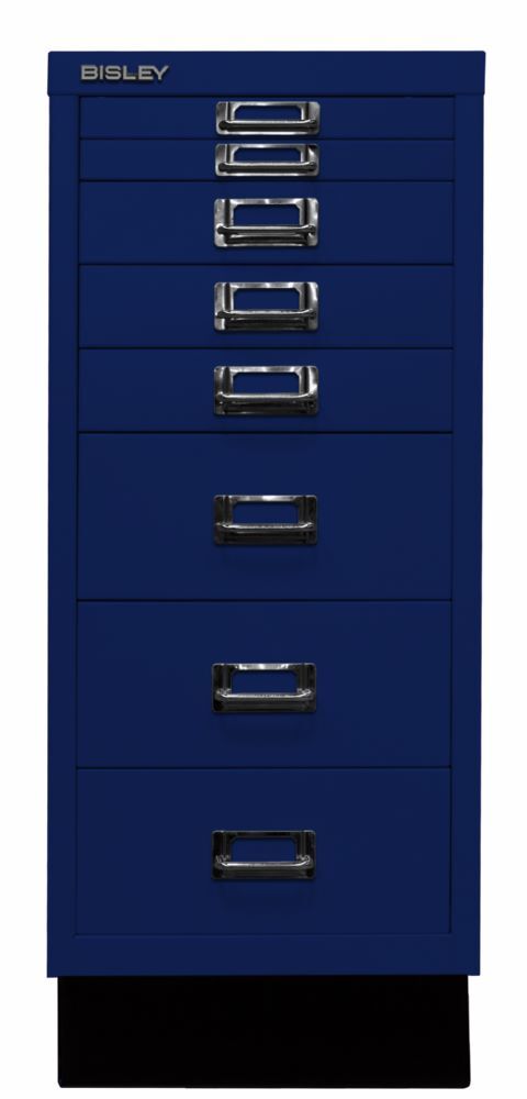 Bisley Home 8 fach Schubladenschrank 29er Serie mit Sockel 279 x 670 mm oxfordblau Produktbild Bisley Home 8 fach Schubladenschrank 29er Serie mit Sockel 279 x 670 mm oxfordblau