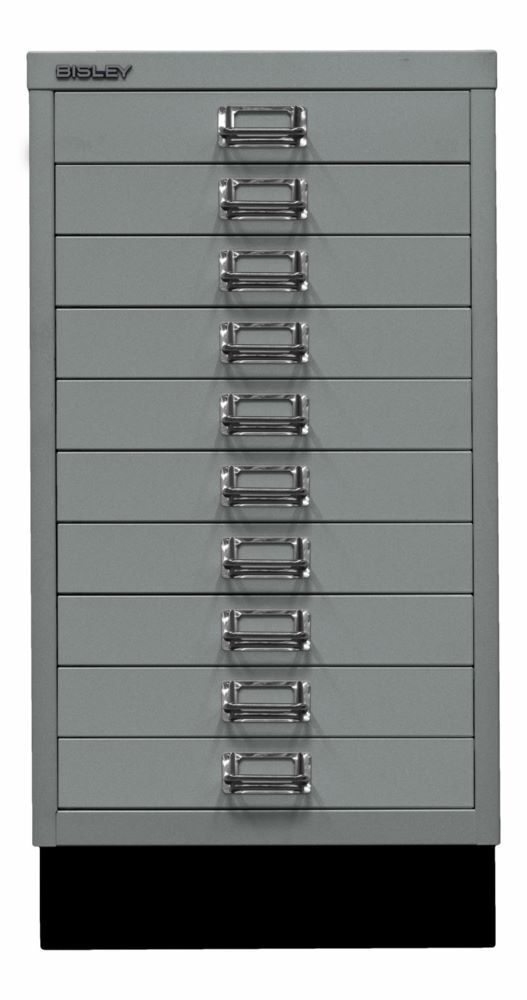 Produktbild Bisley Home 10 fach Schubladenschrank 29er Serie mit Sockel B 349 mm silber