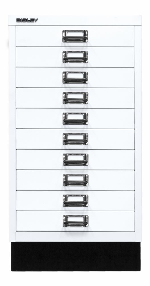 Bisley Home Schubladenschrank 29er Serie Sockel 10 Schubladen H 670 mm verkehrsweiß Produktbild Bisley Home Schubladenschrank 29er Serie Sockel 10 Schubladen H 670 mm verkehrsweiß