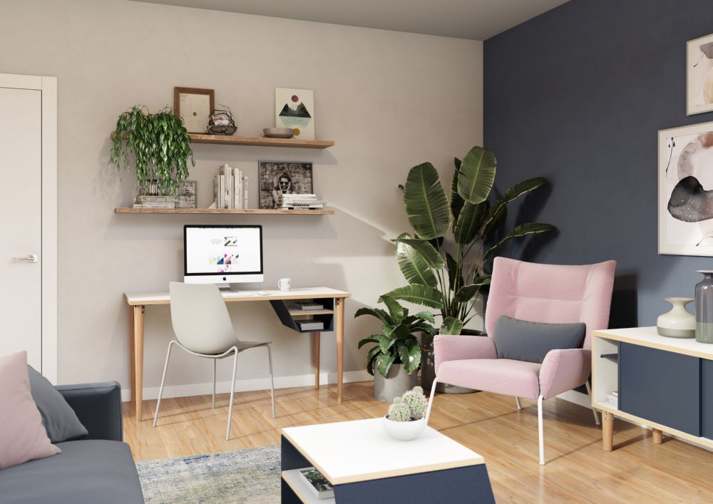 Bisley Home Poise Desking Schreibtisch 4 Füße Ablagefach lichtgrau H 740 mm Bisley Home Poise Desking Schreibtisch 4 Füße Ablagefach lichtgrau H 740 mm