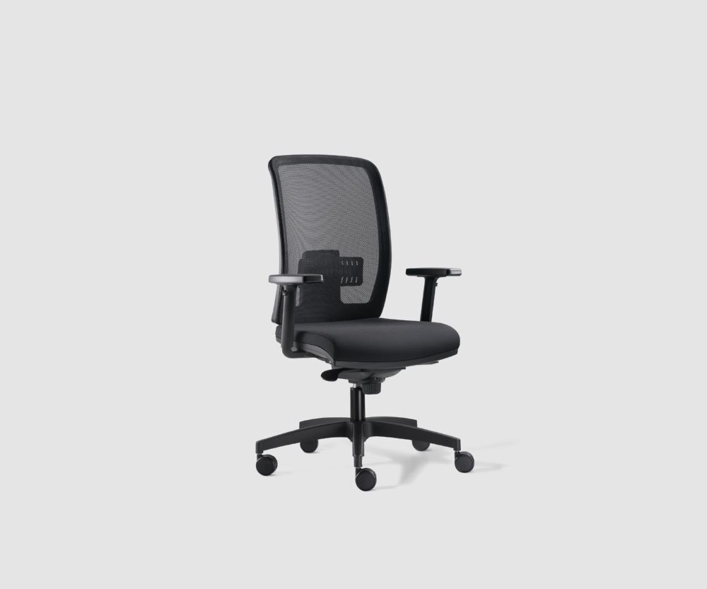 Bisley Bürodrehstuhl Cometa Rückenlehne und Sitz gepolstert H 1060 mm Produktbild Bisley Bürodrehstuhl Cometa Rückenlehne und Sitz gepolstert H 1060 mm