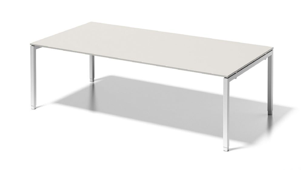 Bisley Cito Chefarbeitsplatz Konferenztisch 650-850 mm höheneinstellbares grauweiß Produktbild Bisley Cito Chefarbeitsplatz Konferenztisch 650-850 mm höheneinstellbares grauweiß