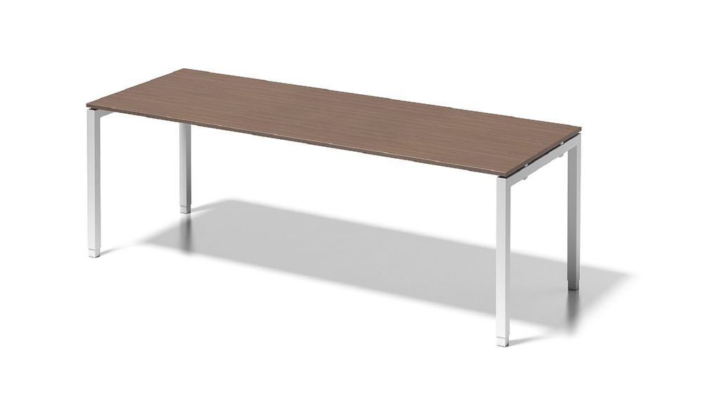 Bisley Cito Schreibtisch 650 - 850 mm höheneinstellbares B 2200 x T 800 mm Nußbaum Produktbild Bisley Cito Schreibtisch 650 - 850 mm höheneinstellbares B 2200 x T 800 mm Nußbaum