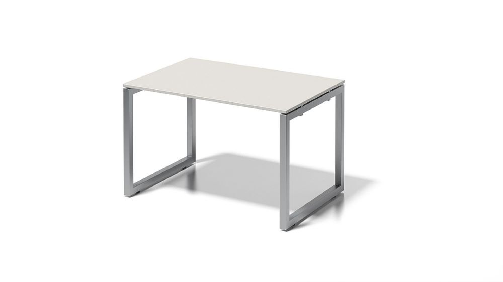 Bisley Cito Schreibtisch 740 mm höhenfixes O-Gestell H19 x B1200 x T800 mm grauweiß Produktbild Bisley Cito Schreibtisch 740 mm höhenfixes O-Gestell H19 x B1200 x T800 mm grauweiß