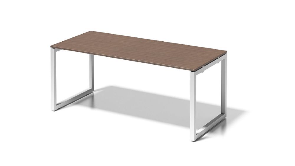 Bisley Cito Schreibtisch 740 mm höhenfixes O-Gestell B 1800 x T 800 mm Dekor nußbaum Produktbild Bisley Cito Schreibtisch 740 mm höhenfixes O-Gestell B 1800 x T 800 mm Dekor nußbaum