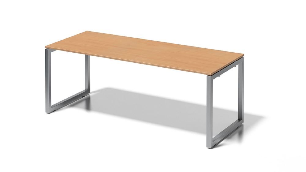 Bisley Cito Schreibtisch 740 mm höhenfixes O-Gestell H19 x B2000 x T800 mm Buche Produktbild Bisley Cito Schreibtisch 740 mm höhenfixes O-Gestell H19 x B2000 x T800 mm Buche